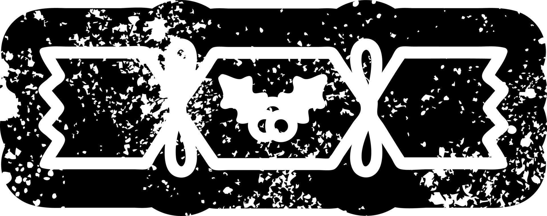 christmas cracker icon vector