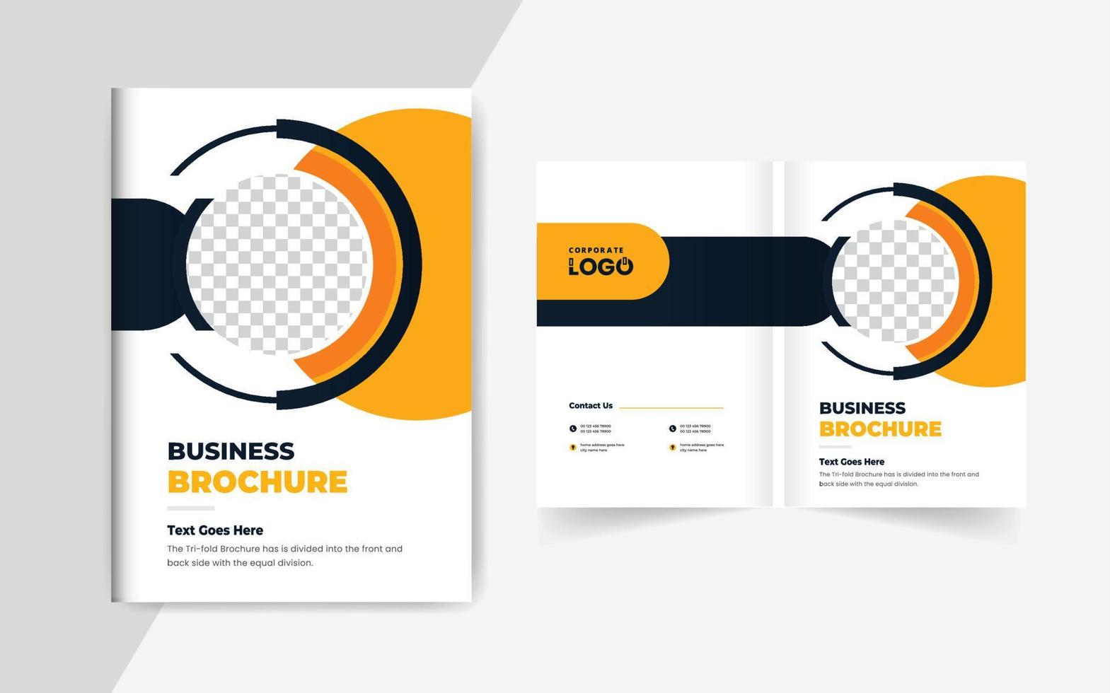 Corporate Business Brochure Cover Template. Corporate cover design theme layout abstract colorful creative and modern pages theme vector