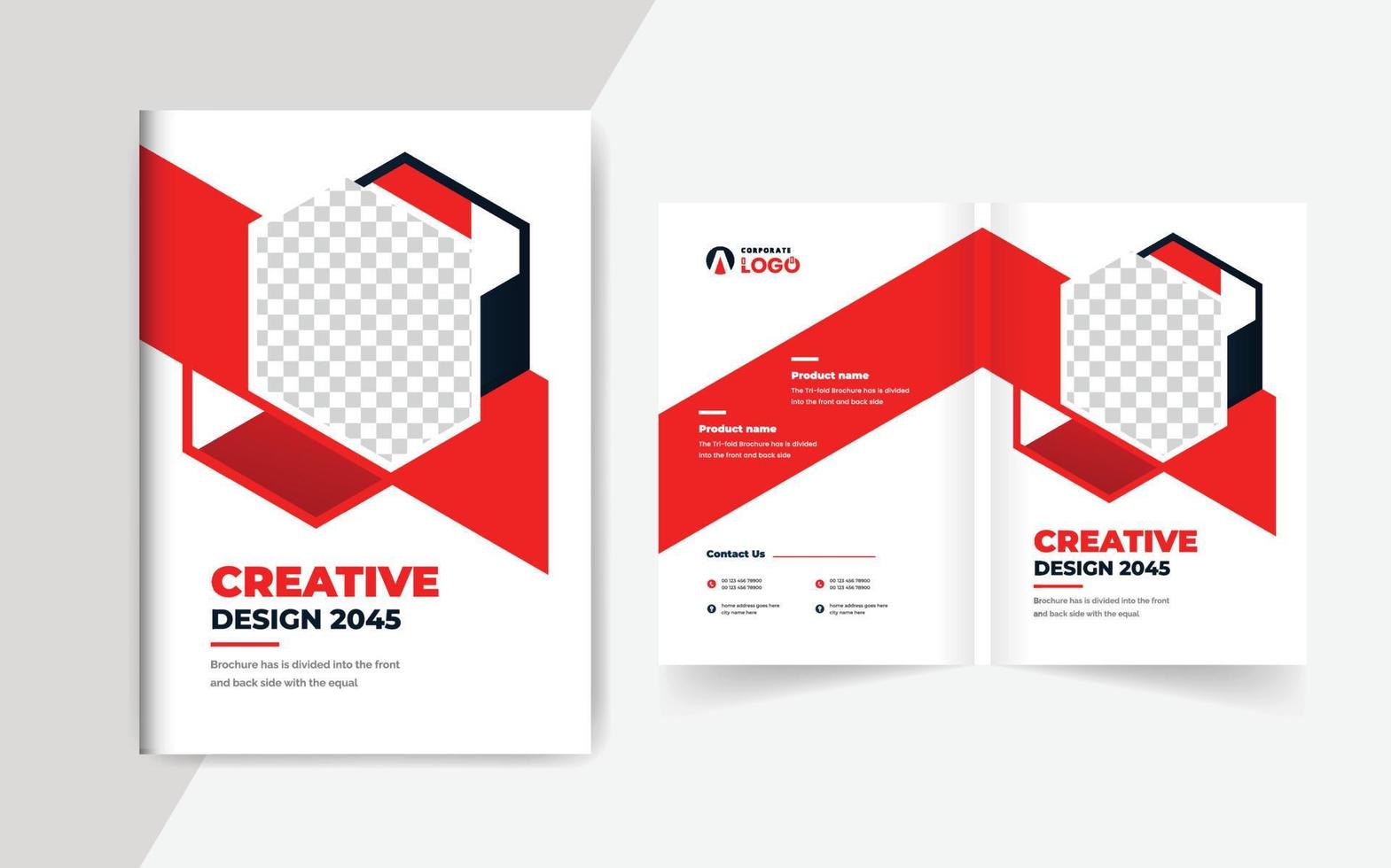 plantilla de portada de folleto de negocios corporativos. diseño de portada corporativa diseño de tema abstracto colorido creativo y moderno tema de páginas vector