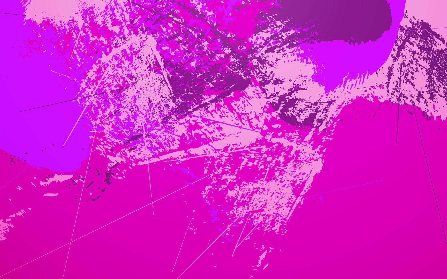 Abstract grunge texture splah paint purple color background vector