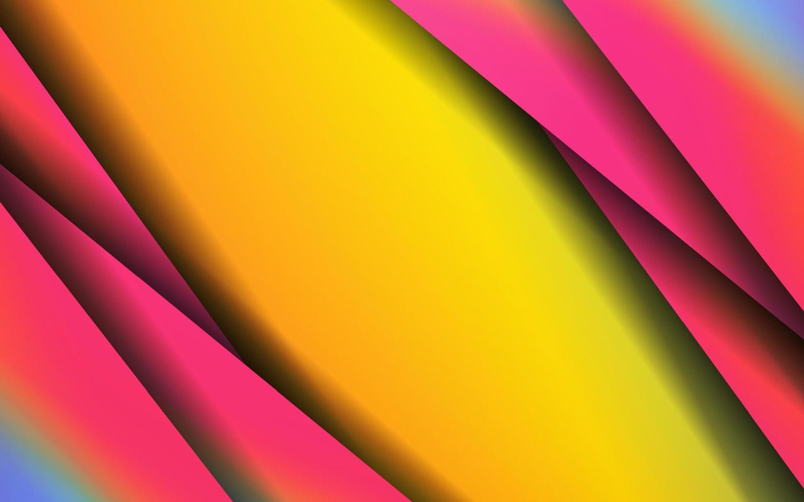 Abstract overlap gradient color background vector