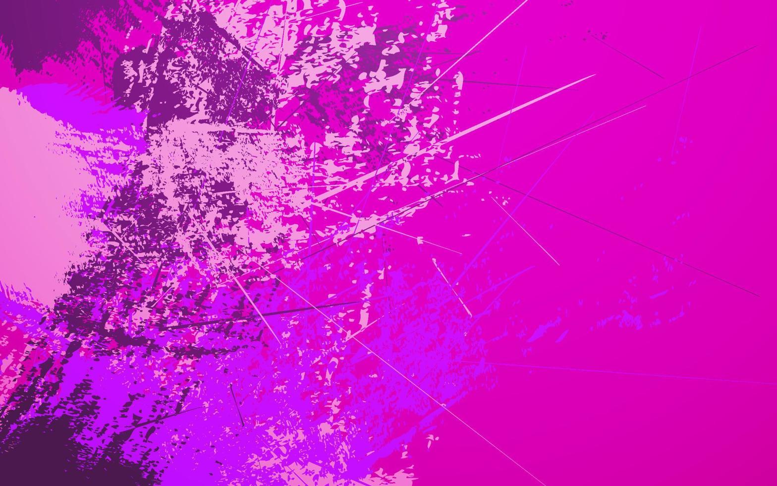 Abstract grunge texture splah paint purple color background vector