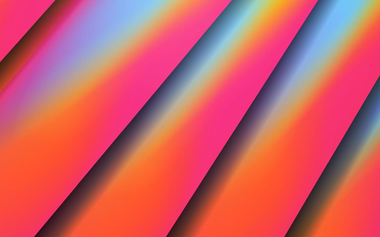 Abstract overlap gradient color background vector