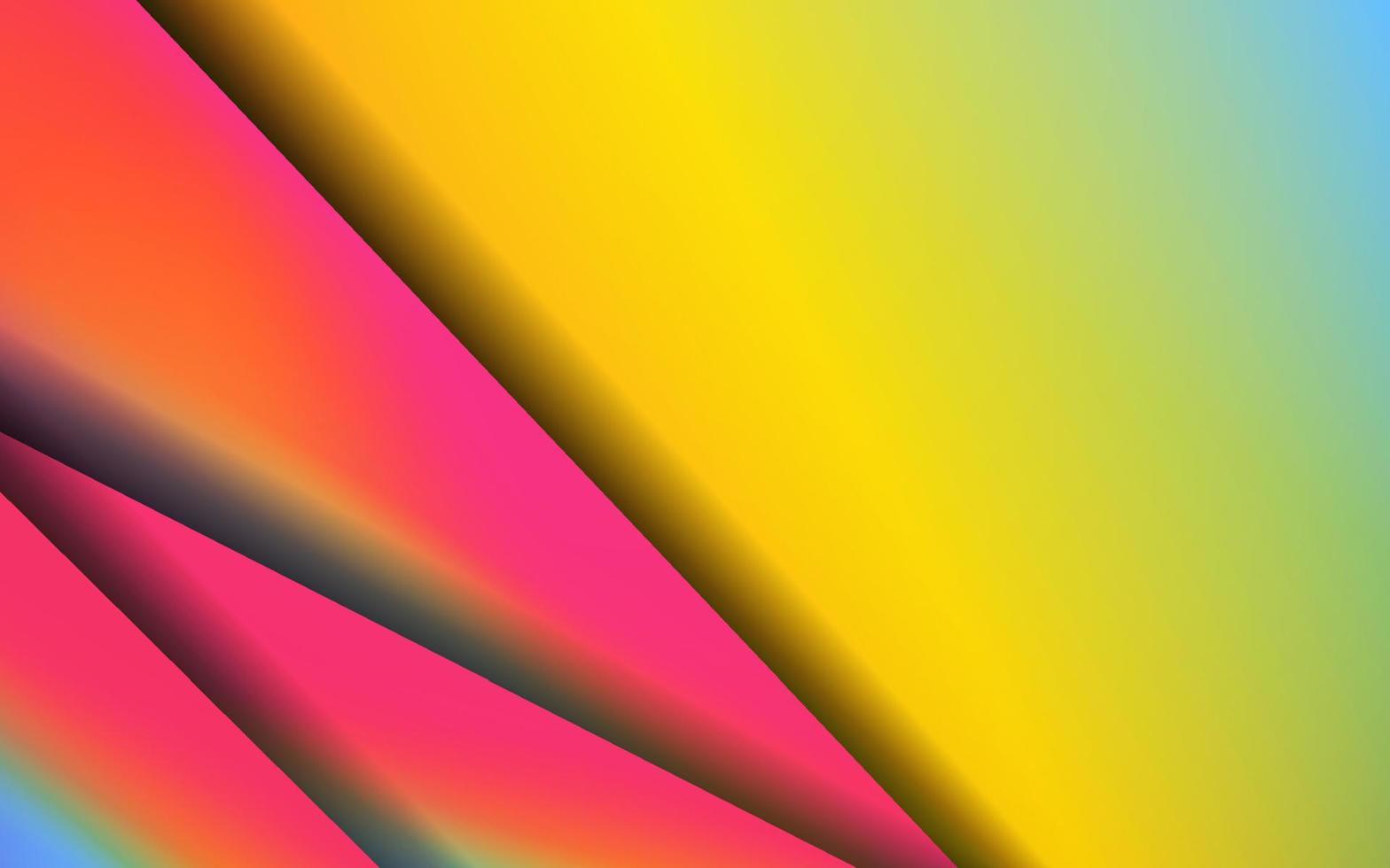 Abstract overlap gradient color background vector