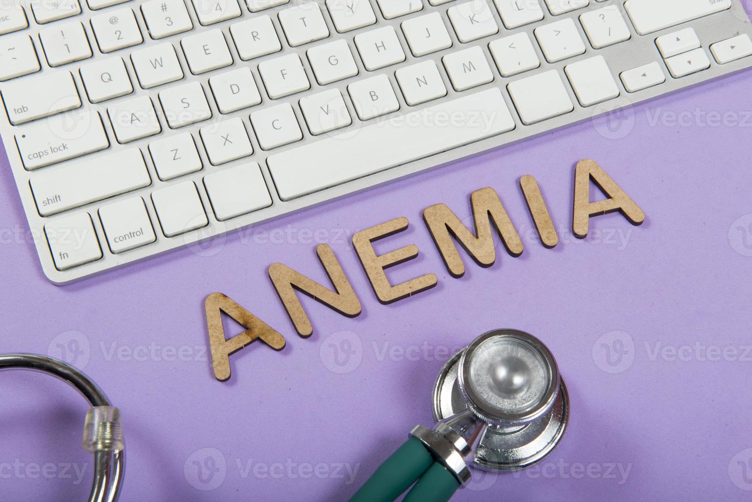 word anemia stethoscope photo