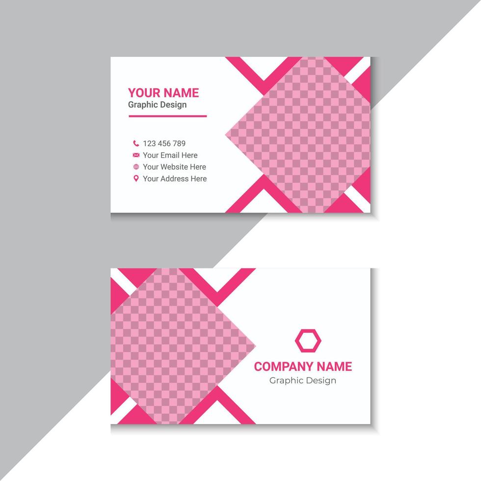 Modern And Professional Business Card Template vector