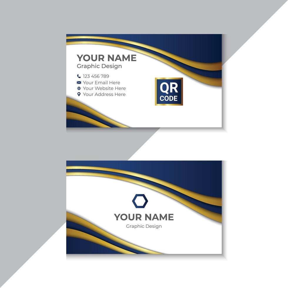 Modern And Professional Business Card Template vector