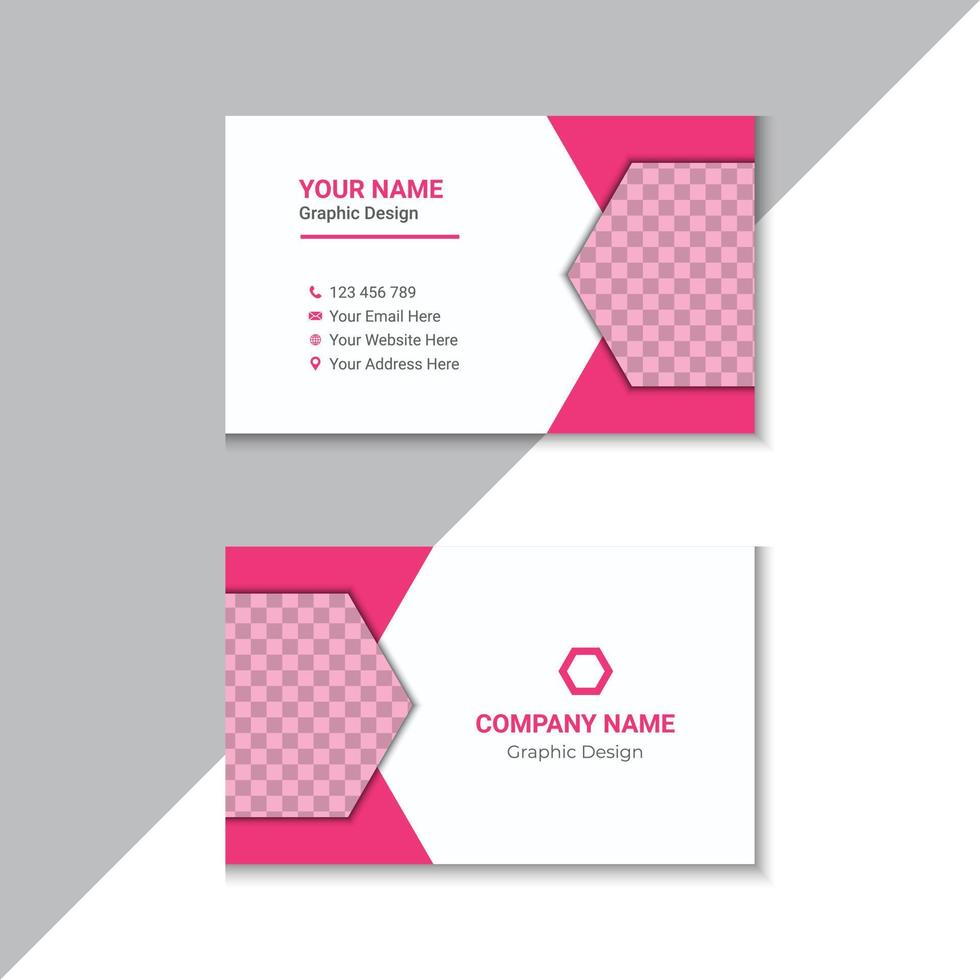 Creative Modern Business Card Template vector