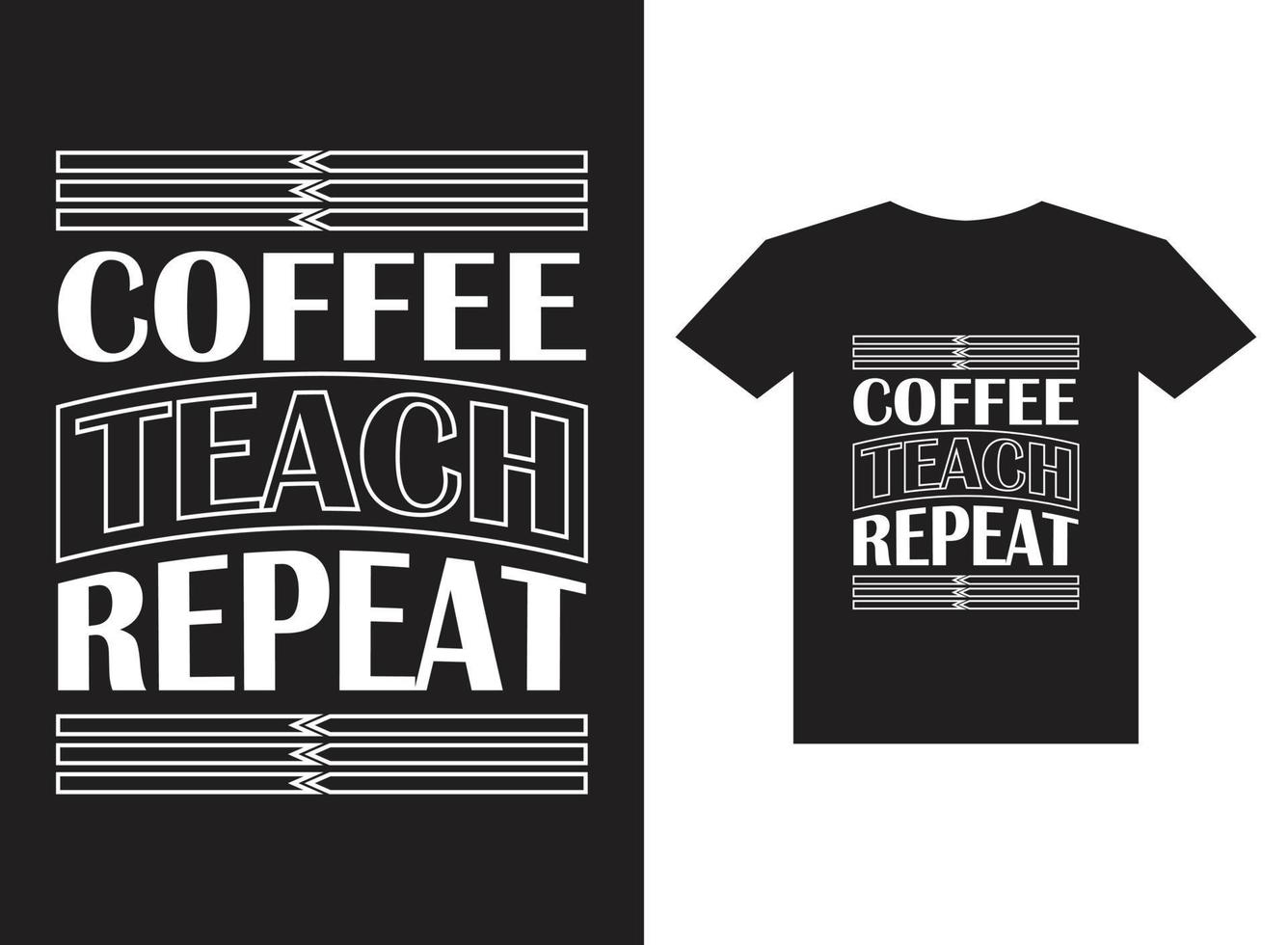 coffee tshirt design typography for print vector