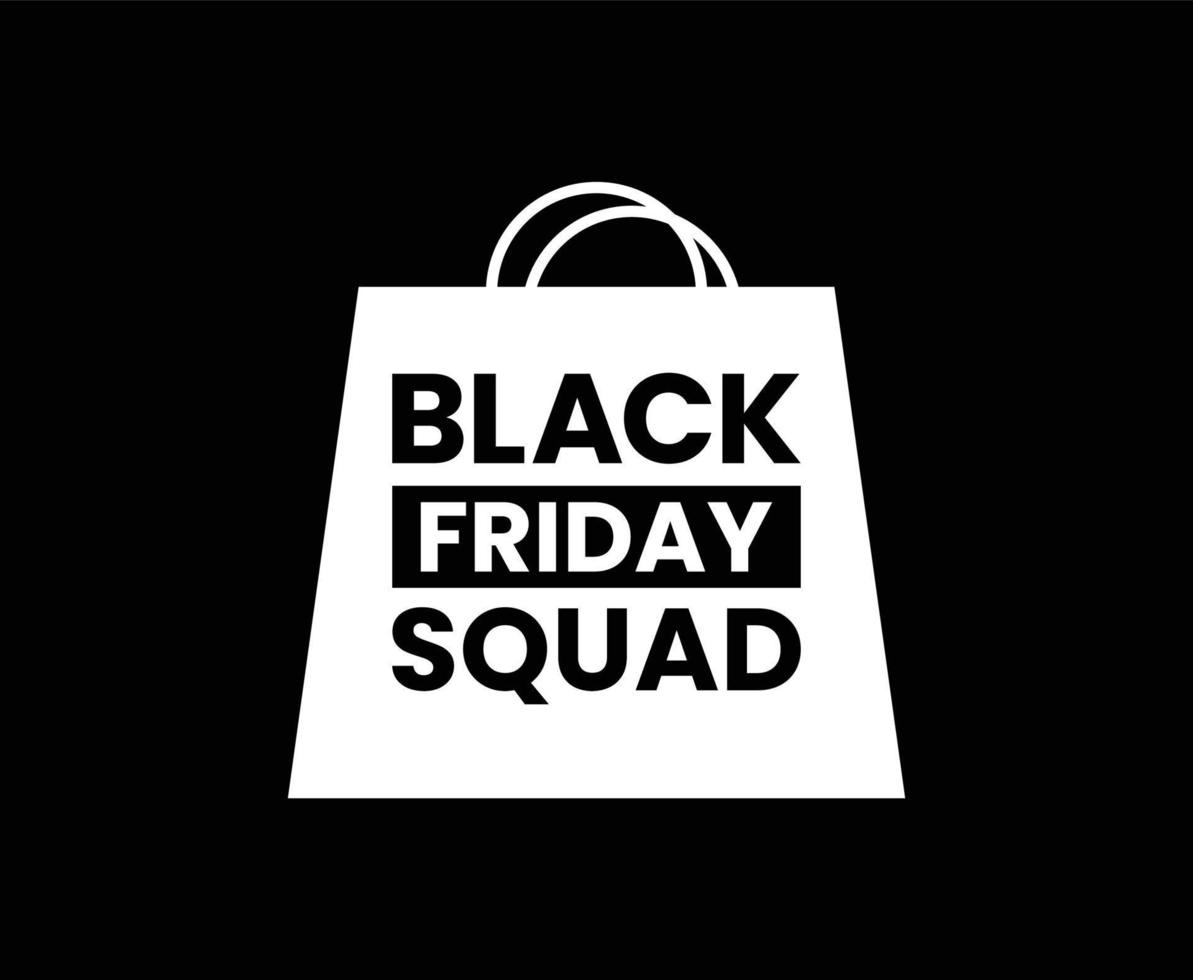 Black Friday Squad T-shirt Design 10566058 Vector Art at Vecteezy
