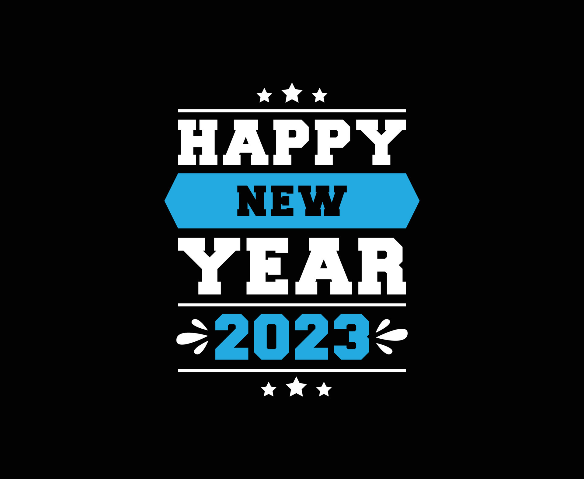 Happy New Year Vector T-shirt Design 10566067 Vector Art at Vecteezy
