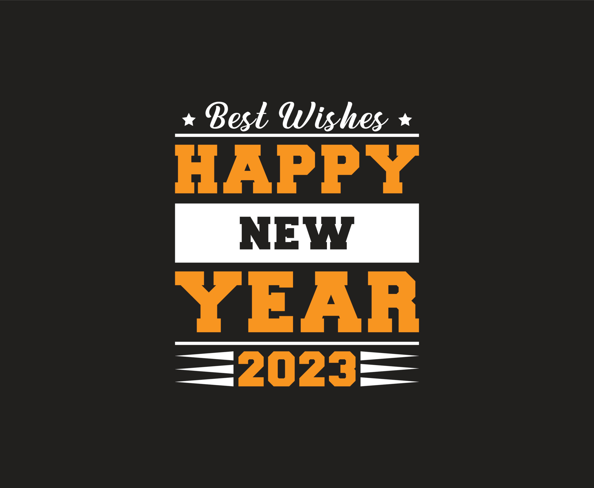 Happy New Year 2023 Vector T-shirt Design 10566075 Vector Art at Vecteezy