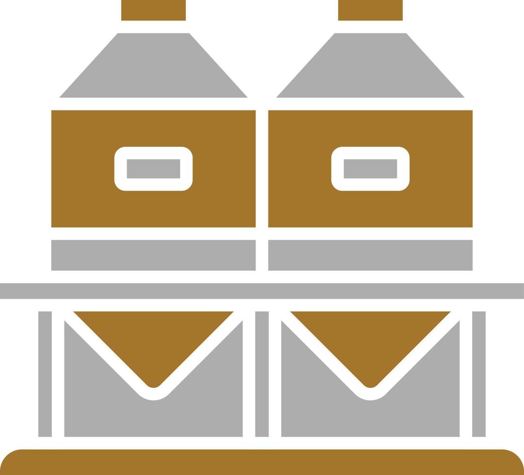 Silo Icon Style vector