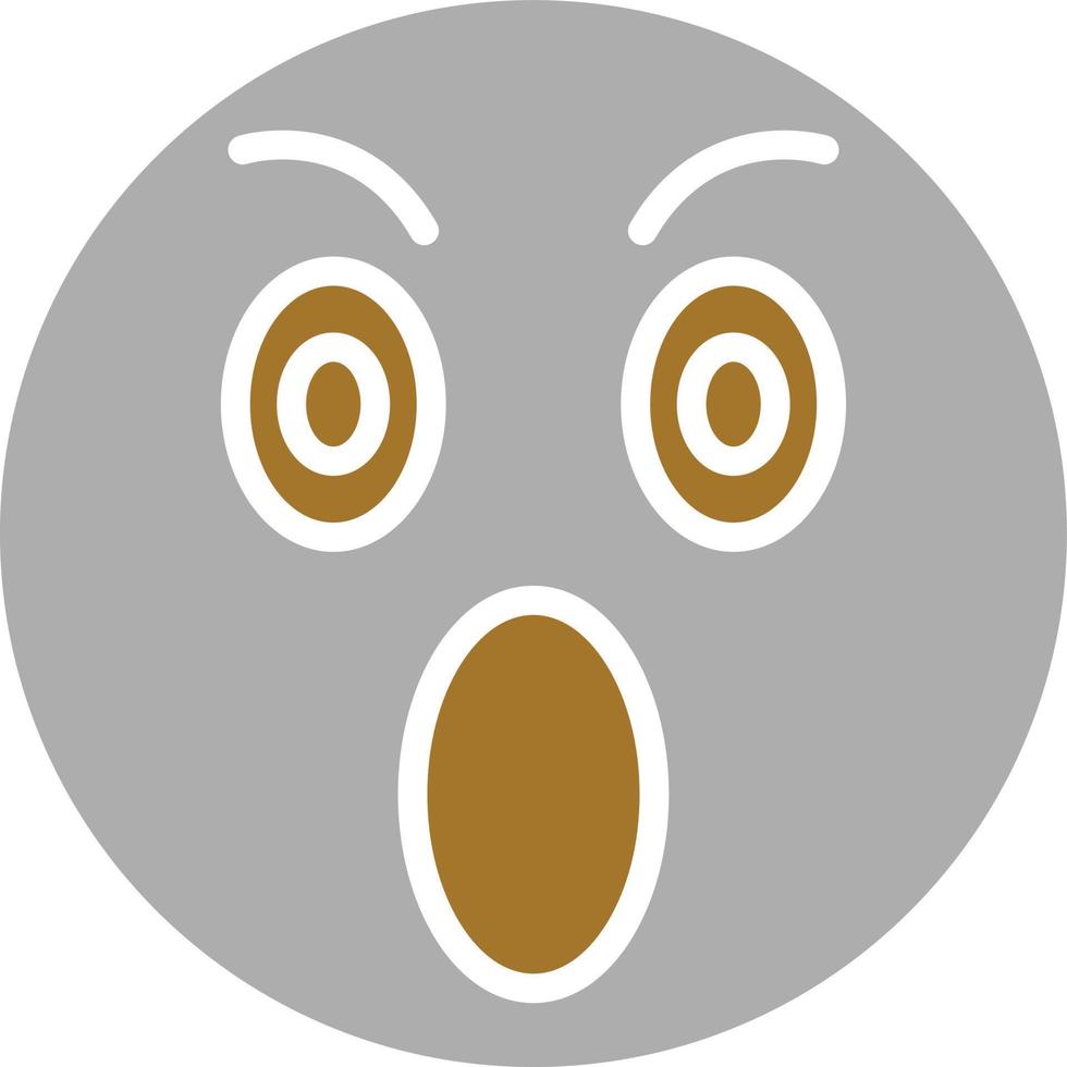 Surprised Icon Style vector