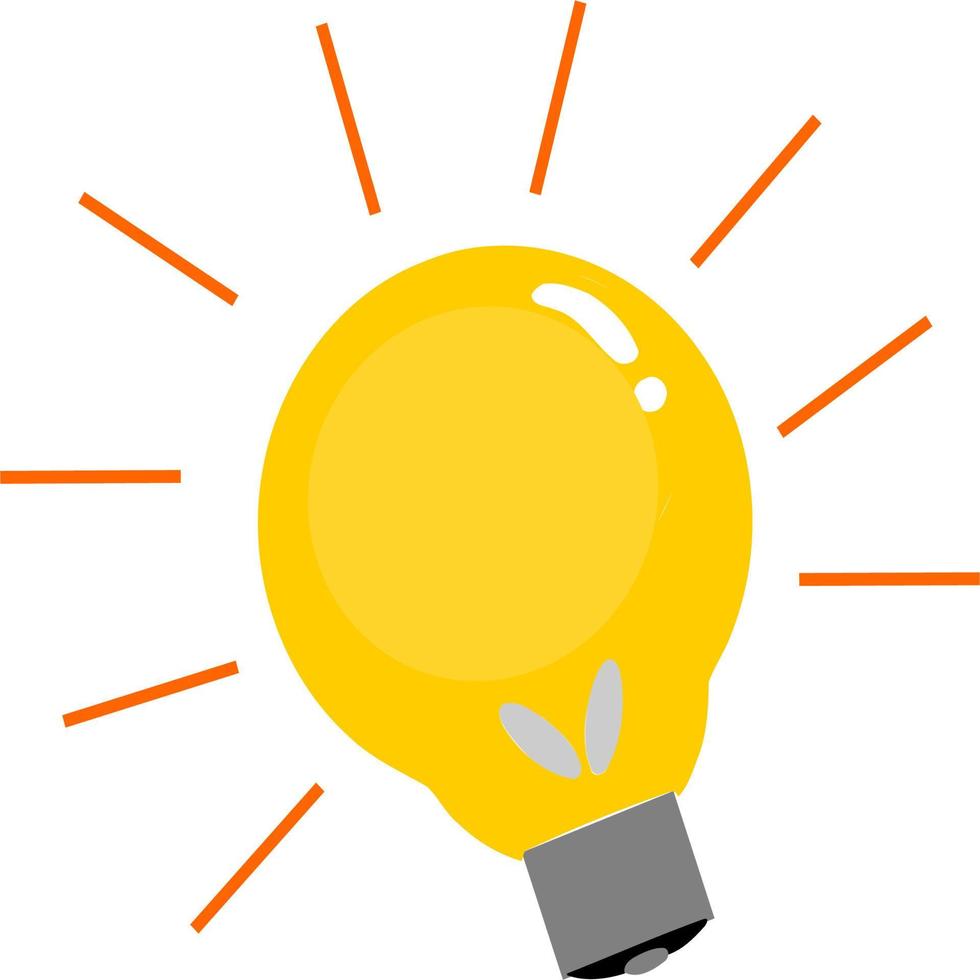 light bulb idea symbol vector