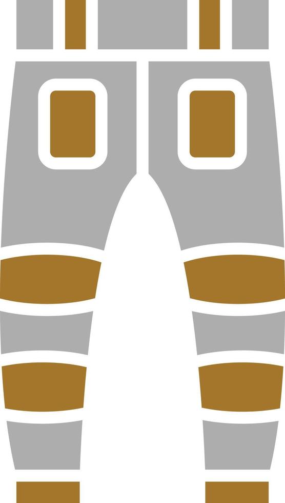 Firefighter Pants Icon Style vector