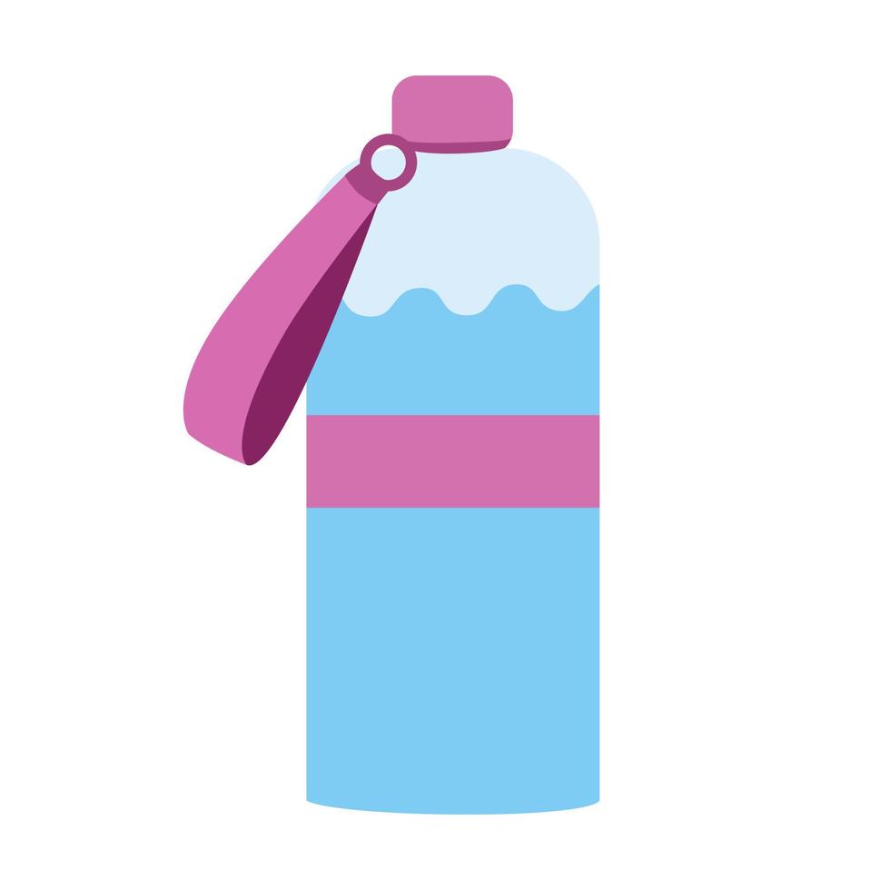 A bottle of clean drinking water for sports. vector