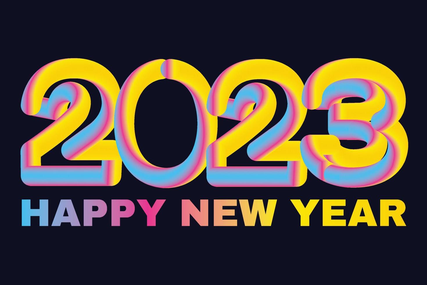 feliz año nuevo 2023 plantilla de diseño de tarjeta de felicitación de vacaciones de invierno. finales de 2022 y principios de 2023. el concepto del comienzo del nuevo año. la página del calendario da la vuelta y comienza el nuevo año. vector