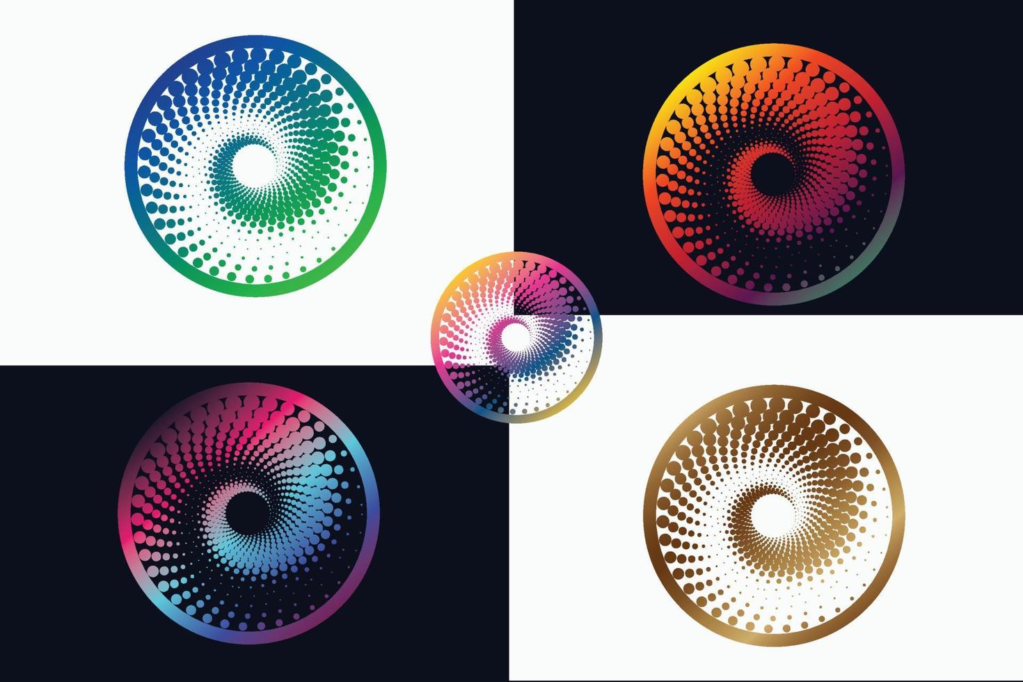 diseño de mandala, logotipo abstracto vector