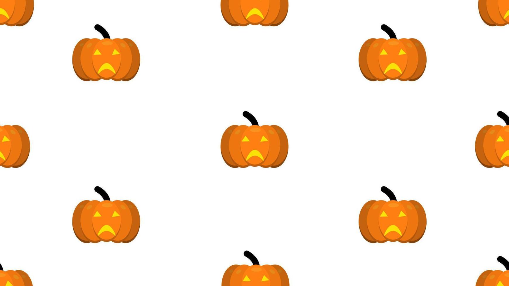 ilustración de fondo de pantalla de calabaza espeluznante de halloween, perfecta para fondo de pantalla, telón de fondo, postal, fondo para su diseño vector