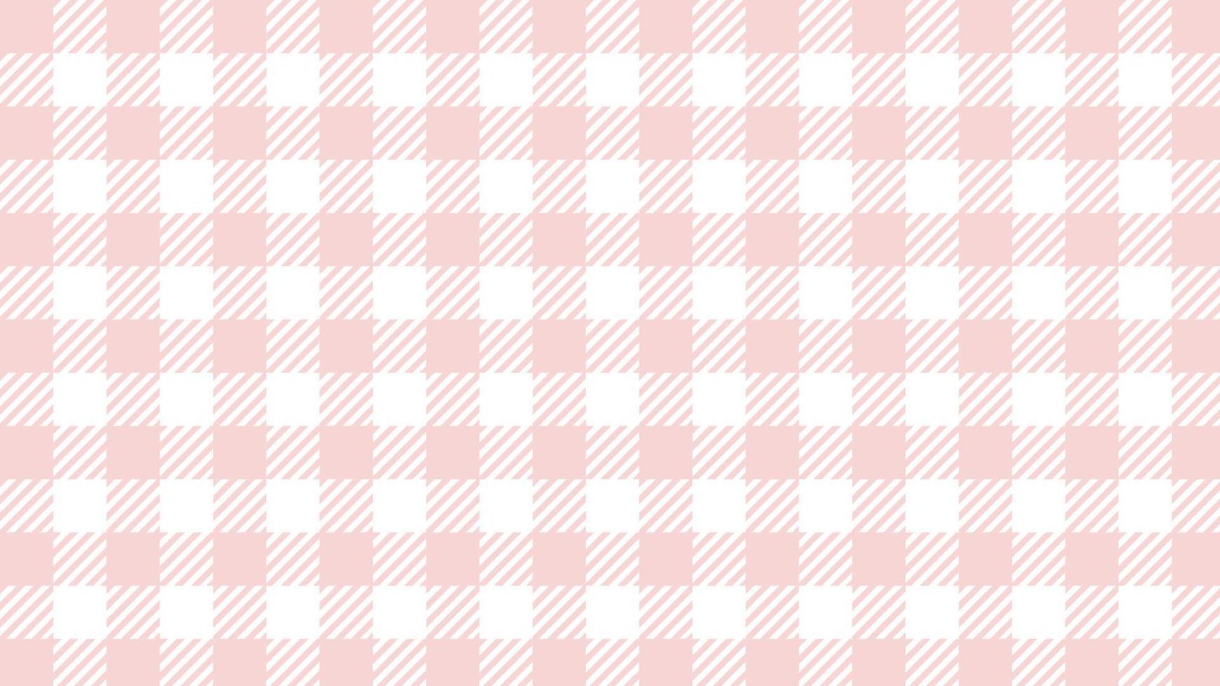 tartán rosa pastel suave estético, gingham, cuadros escoceses, ilustración de papel tapiz de patrón de damas, perfecto para pancarta, papel tapiz, telón de fondo, postal, fondo para su diseño vector