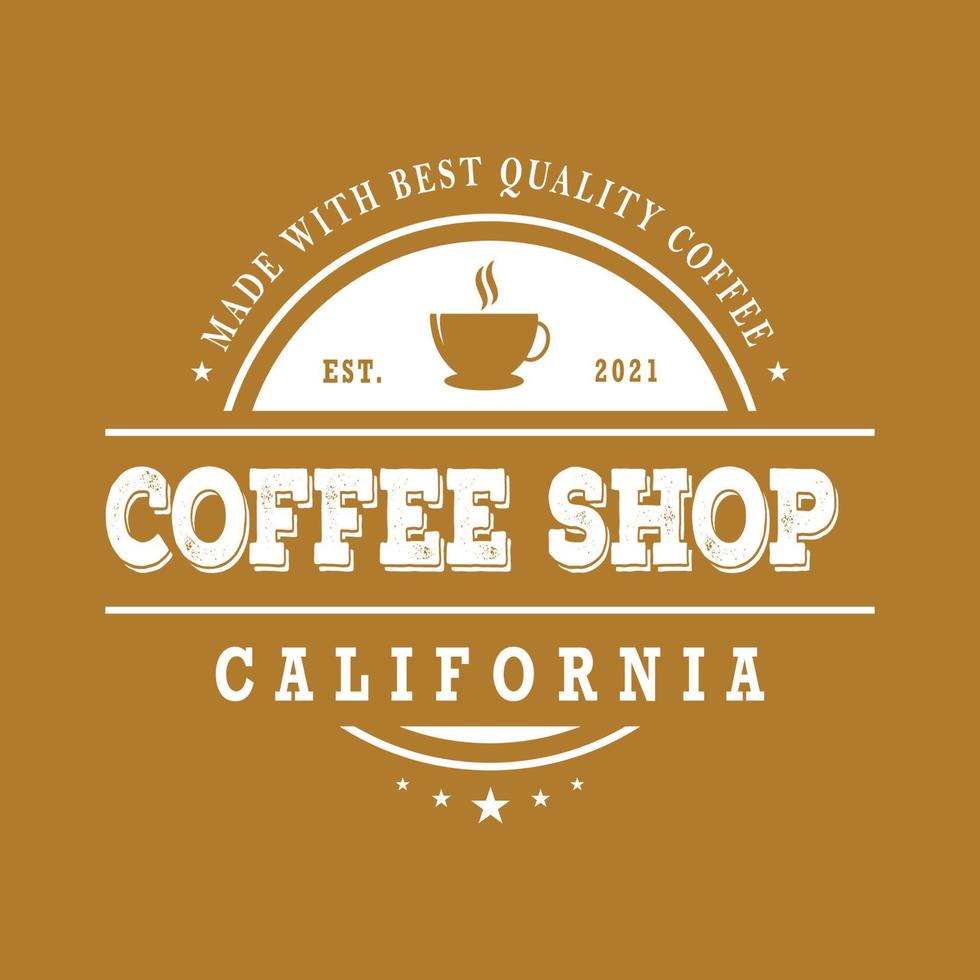 coffee shop and cafe logo vector