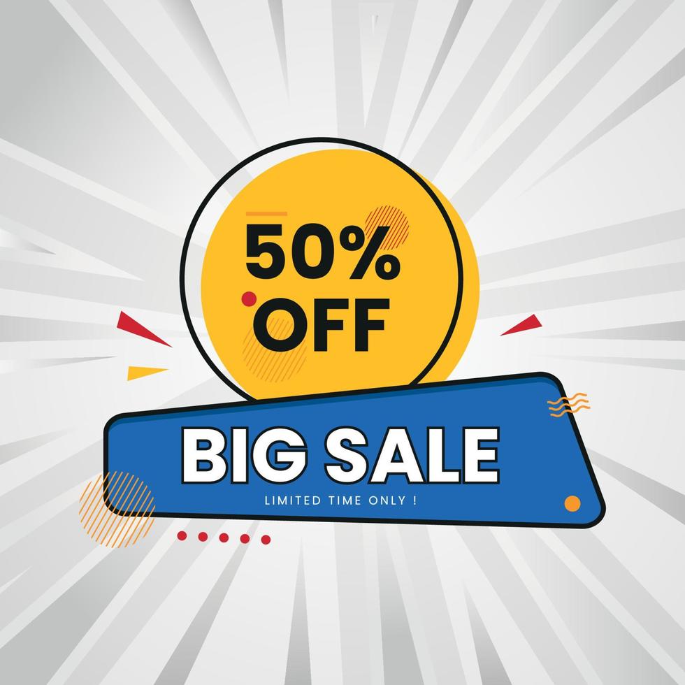 flah sale label banner pop up design vector