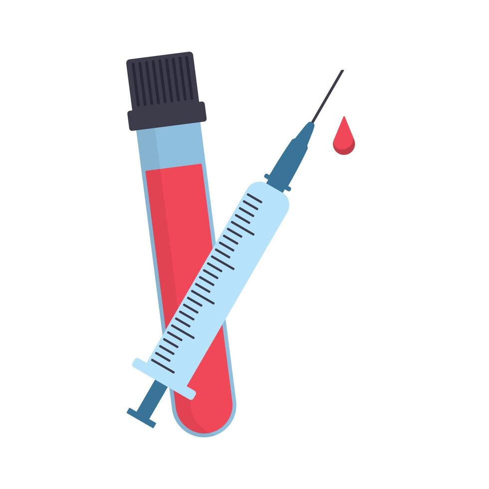 Blood test concept. HIV, AIDS World Day, disease awareness concept. Background for posters, web, banners, flyers, etc. vector