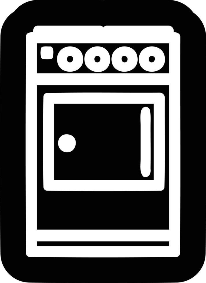 kitchen cooker icon vector