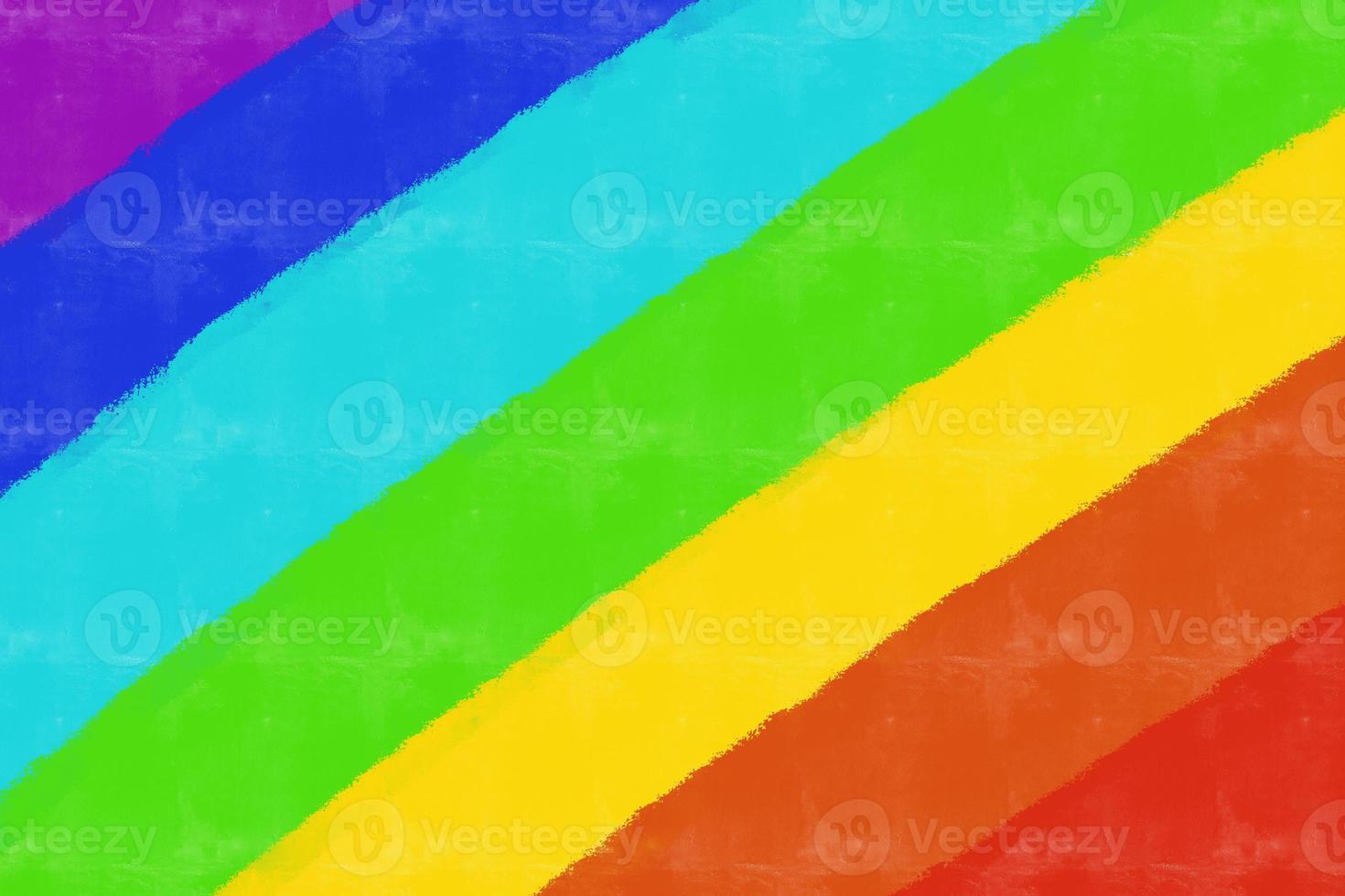 Lgbt community symbol in rainbow colors. Abstract painting background. Watercolor rainbow. Background in the colors of the LGBT flag. photo