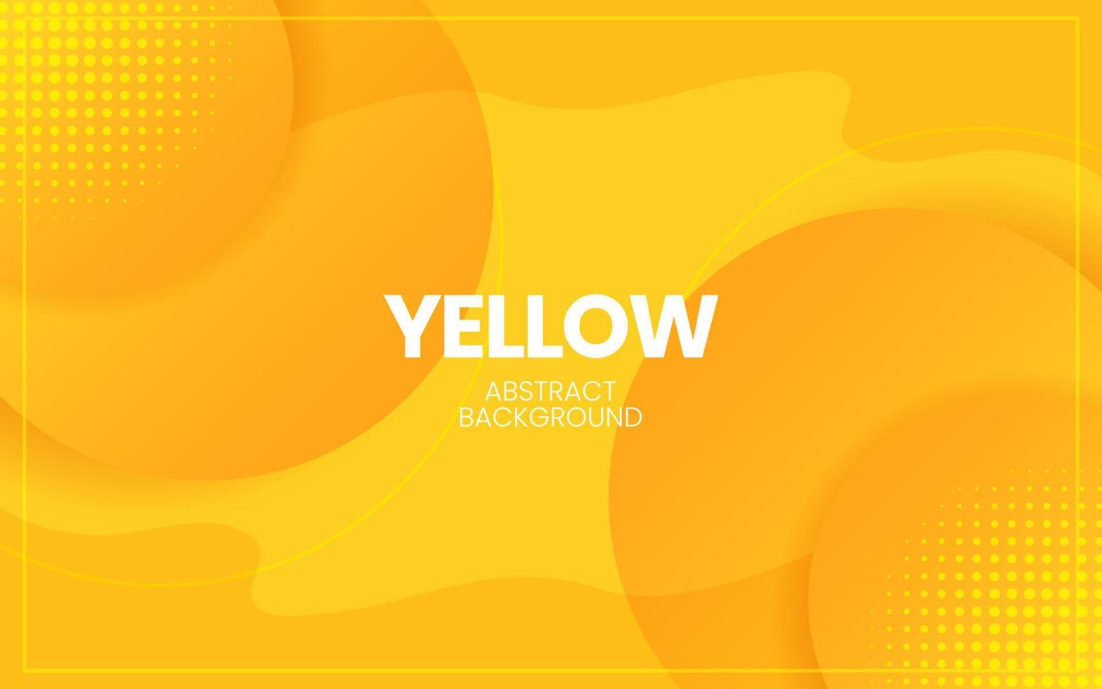 Dynamic fluid abstract background. Orange color 3D style vector