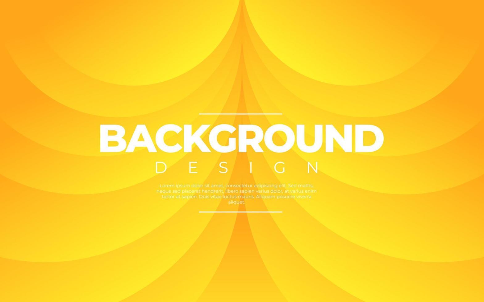 Dynamic fluid background. Orange color 3D style vector