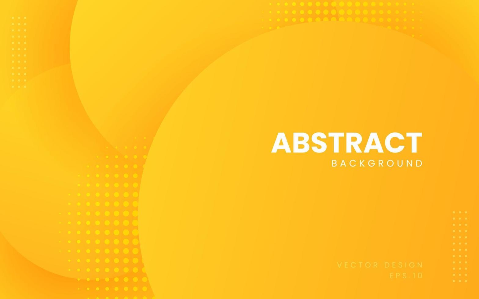 Dynamic fluid abstract background. Orange color 3D style vector