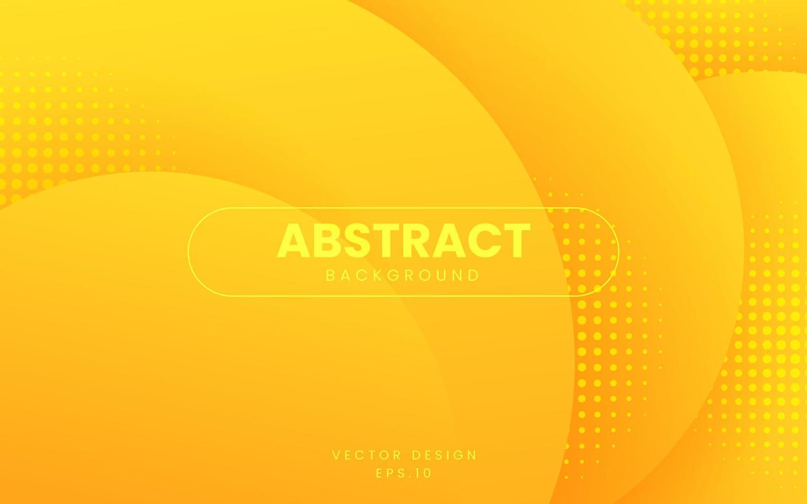 Dynamic fluid abstract background. Orange color 3D style vector