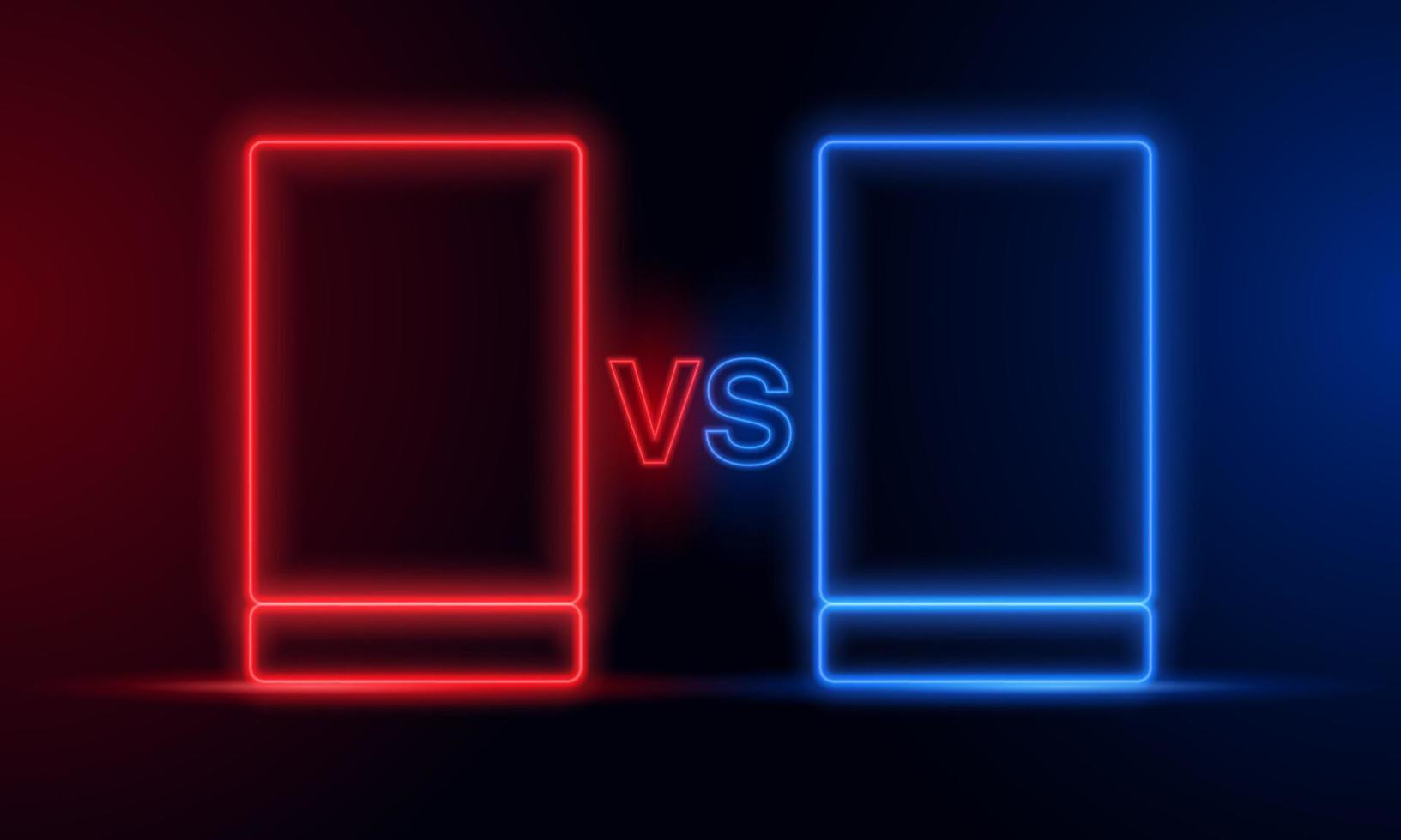 VS Versus Battle Fight Background Designs. vector