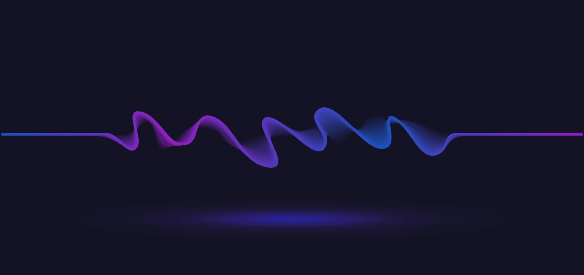 Abstract motion wave line. Gradient line background vector design.