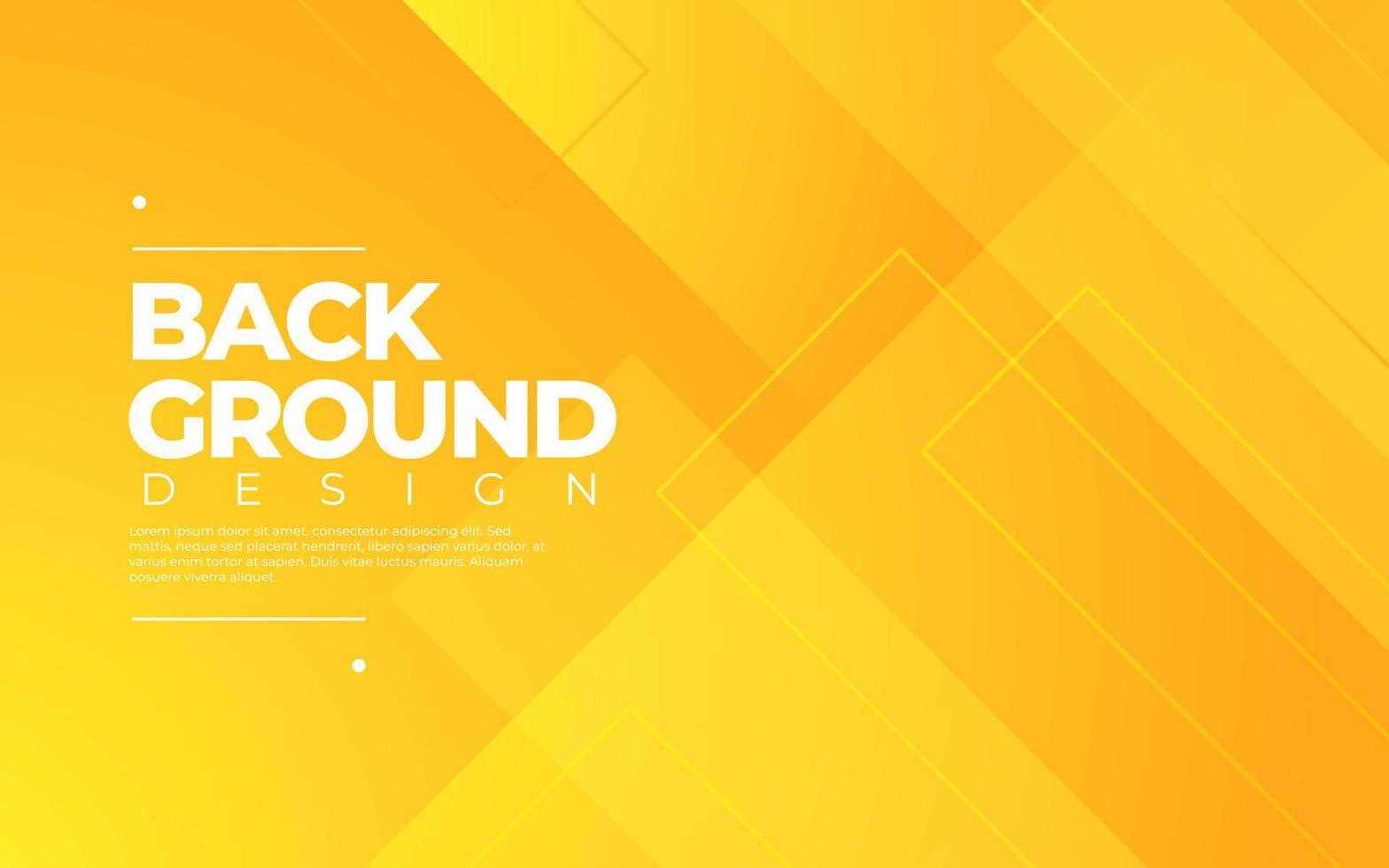 Dynamic geometric background. Orange color 3D style vector eps10