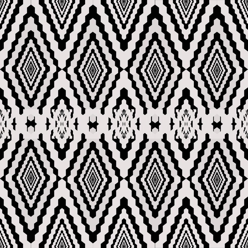seamless geometric pattern Designed with geometric shapes hexagon For making clothes, carpets, embroidery clothes, illustration. photo