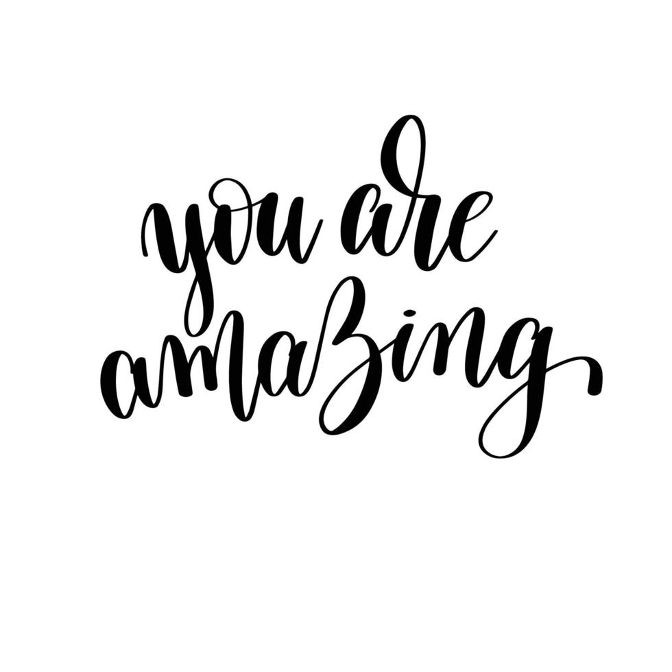 You're amazing.Can be used for t-shirt print, mug print, pillows, fashion print design, kids wear, baby shower, greeting and postcard. t-shirt design vector