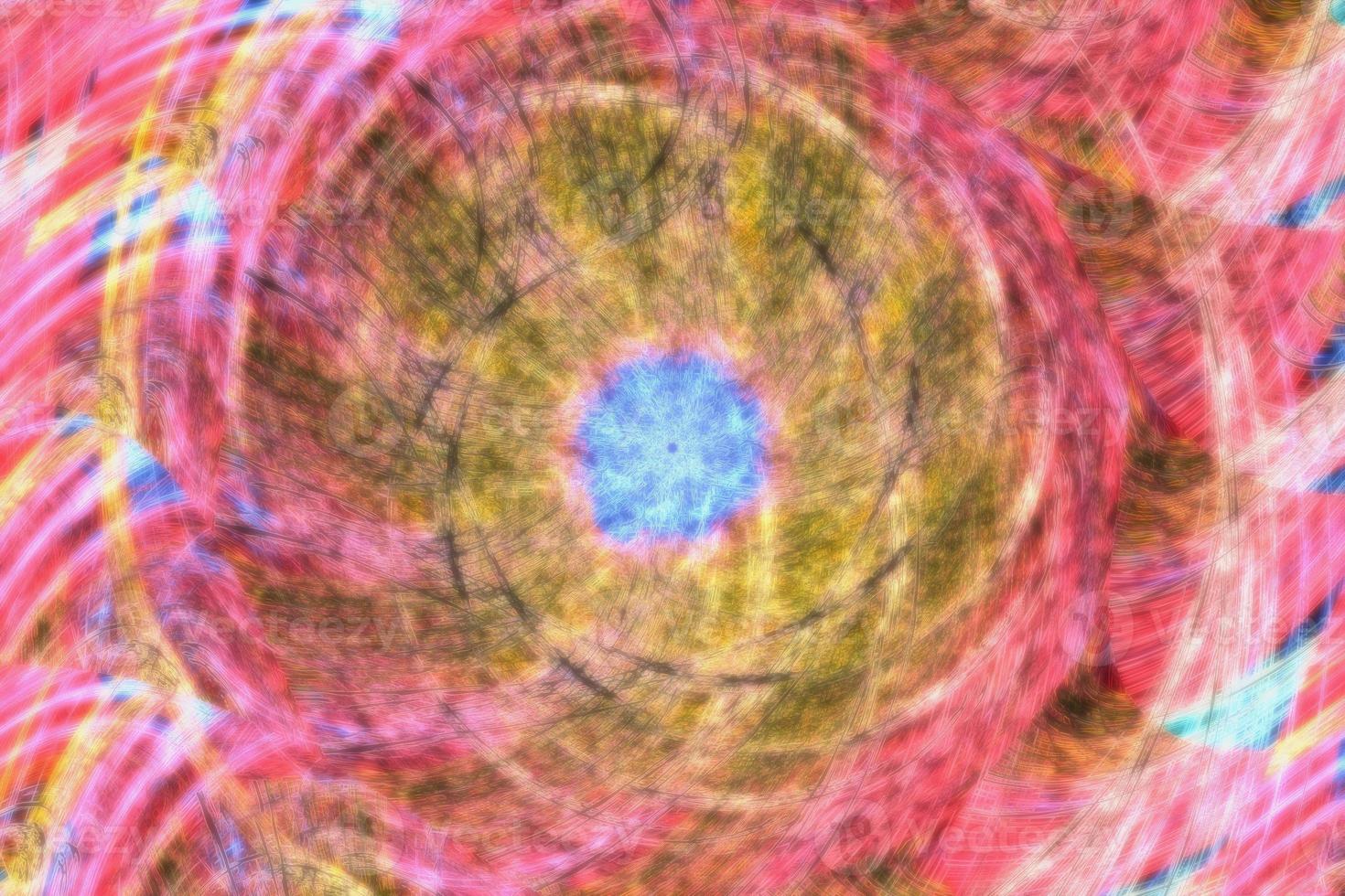 Light effects. Neon glow. Festive decoration. Abstract blurred background. Glowing texture and shining pattern. photo