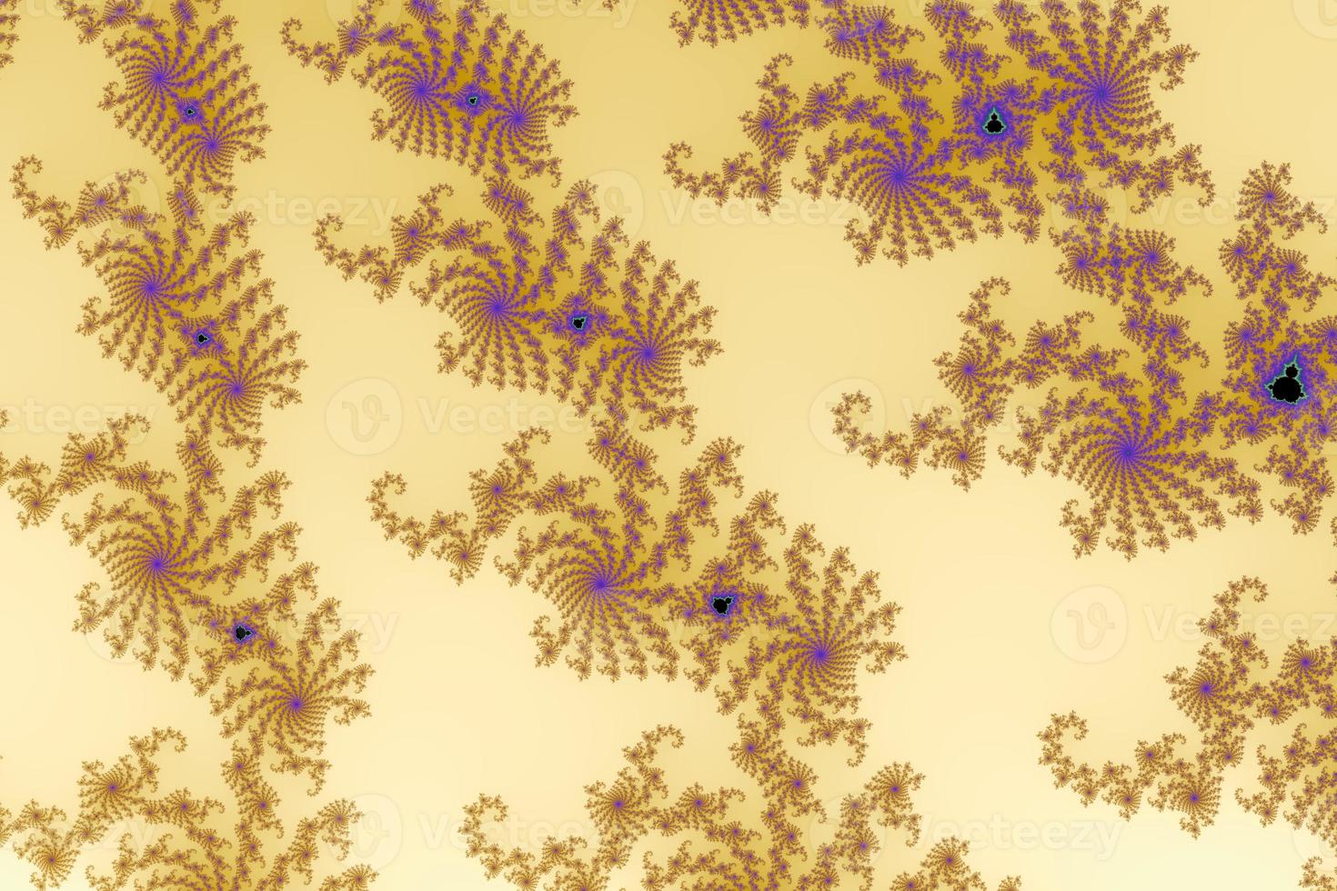 Beautiful zoom into the infinite mathematical mandelbrot set fractal. photo