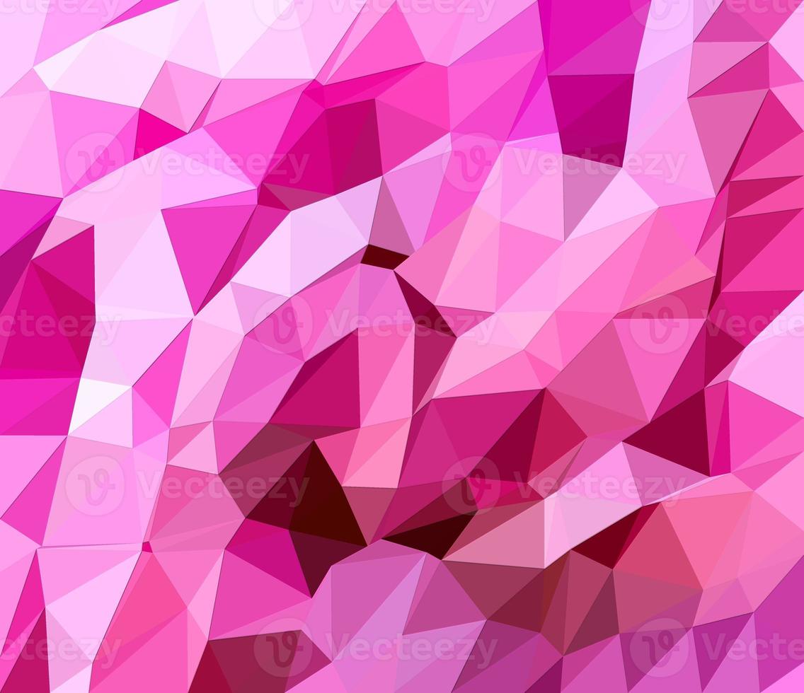 Colorful polygonal mosaic background out of triangles for creative design work photo