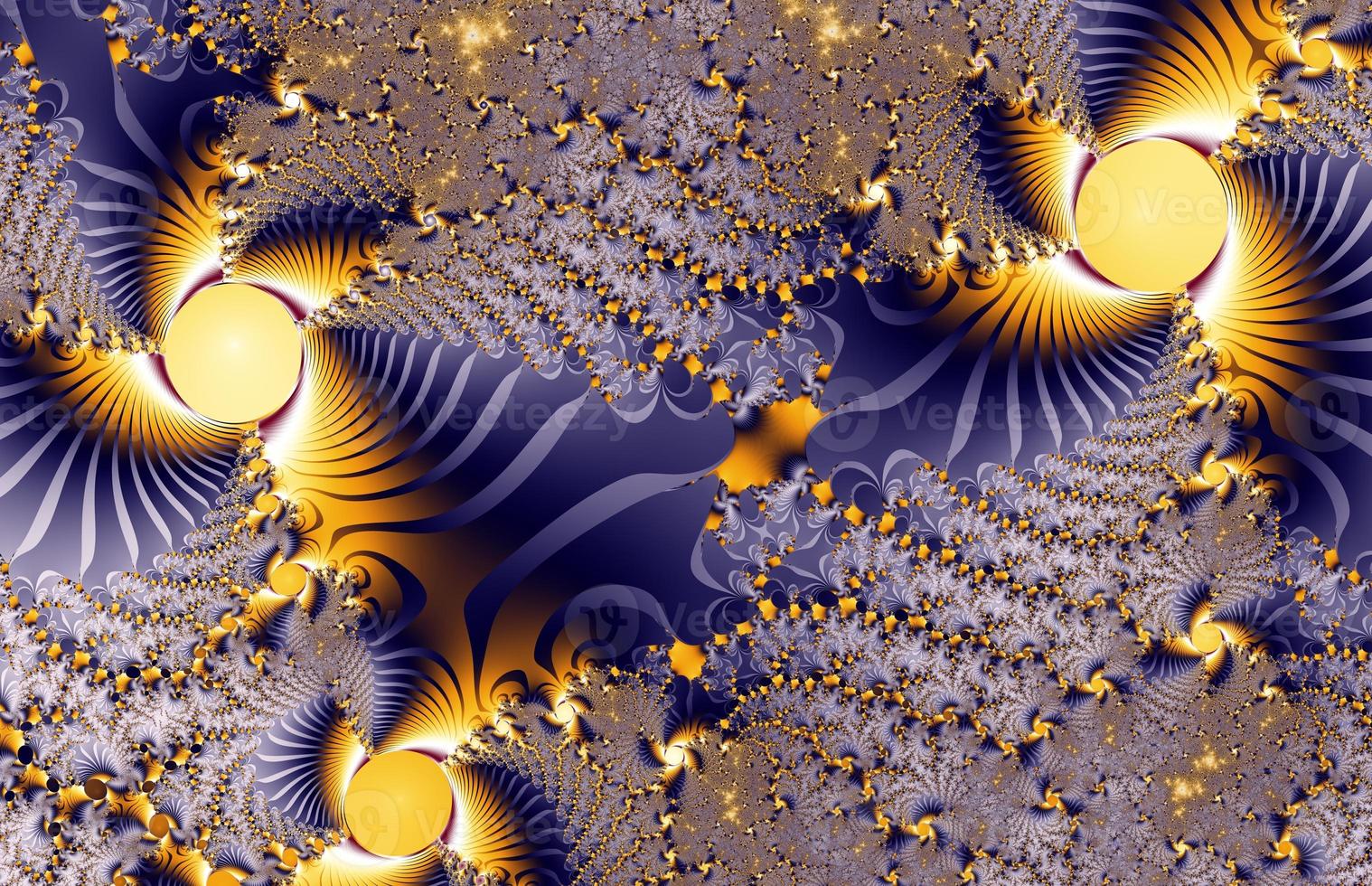 Beautiful zoom into the infinite mathematical mandelbrot set fractal. photo