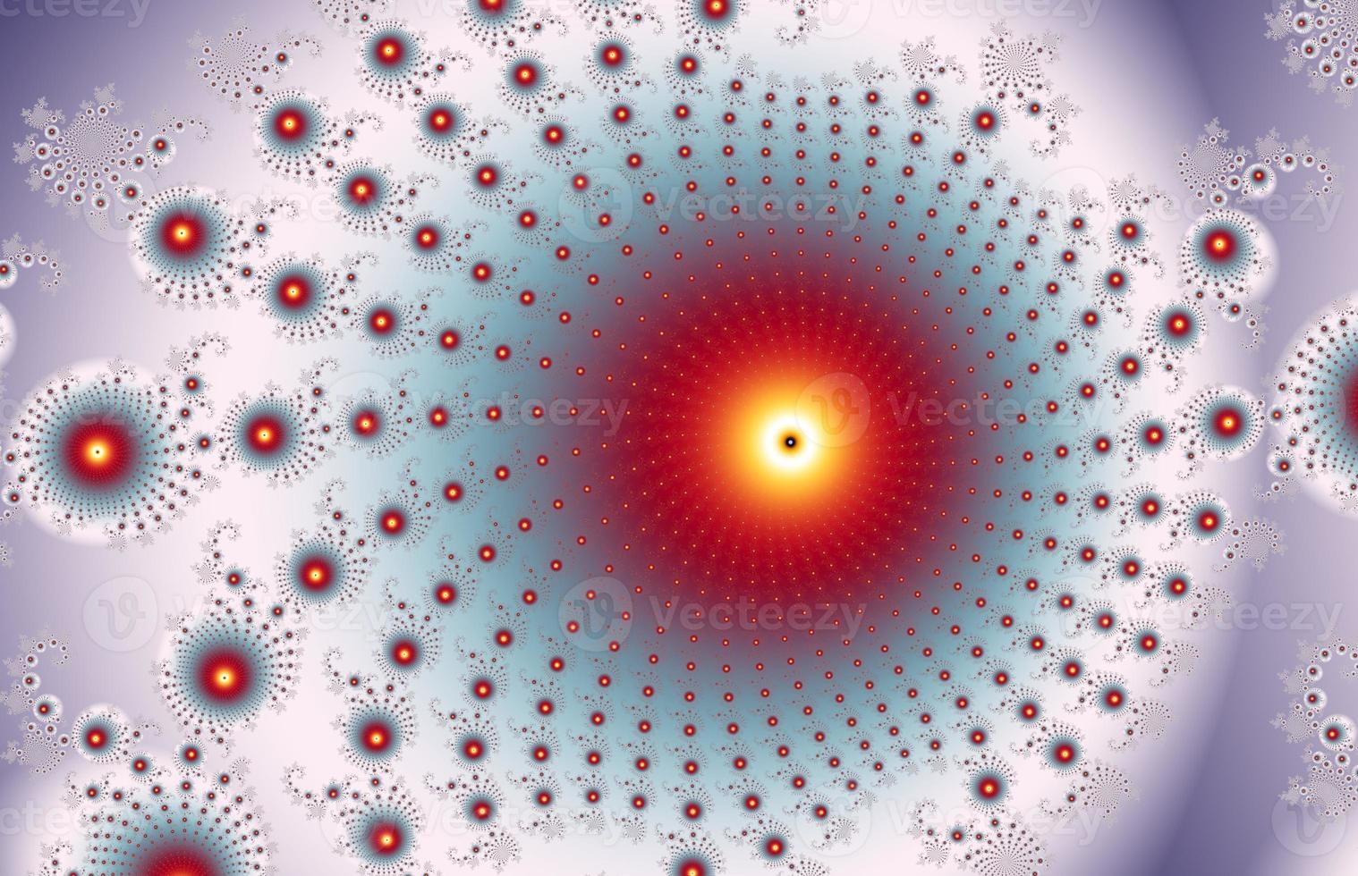 Beautiful zoom into the infinite mathematical mandelbrot set fractal. photo