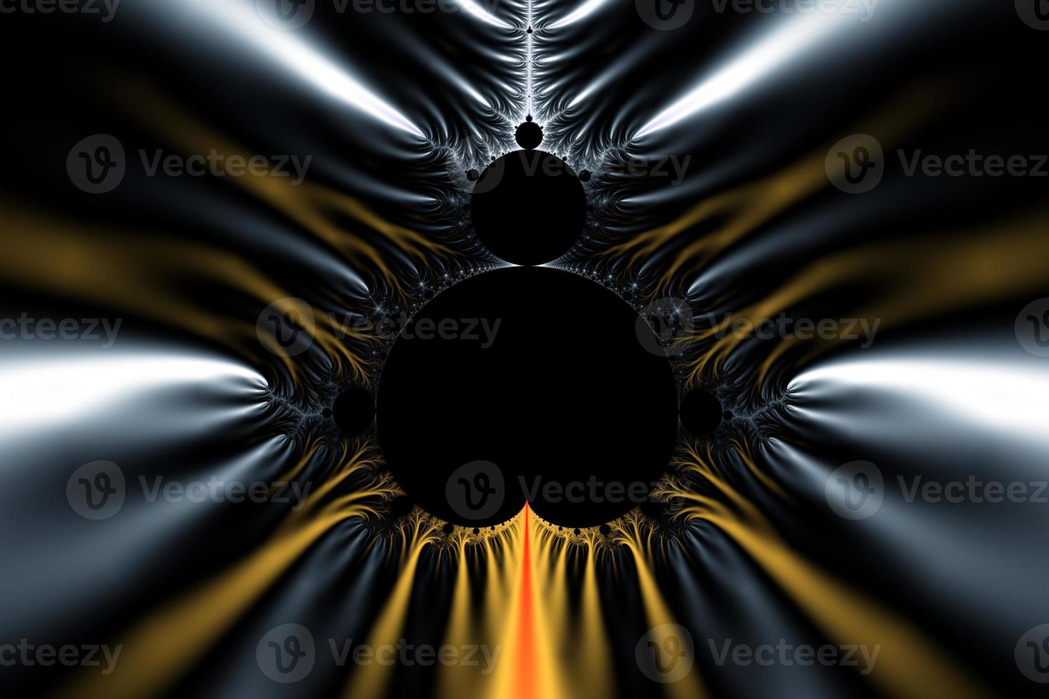 Beautiful zoom into the infinite mathematical mandelbrot set fractal. photo