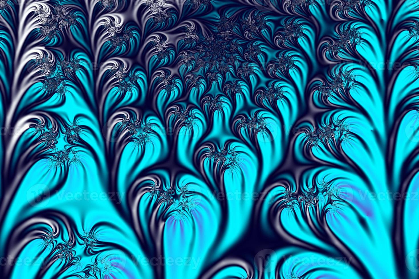 Beautiful zoom into the infinite mathematical mandelbrot set fractal. photo
