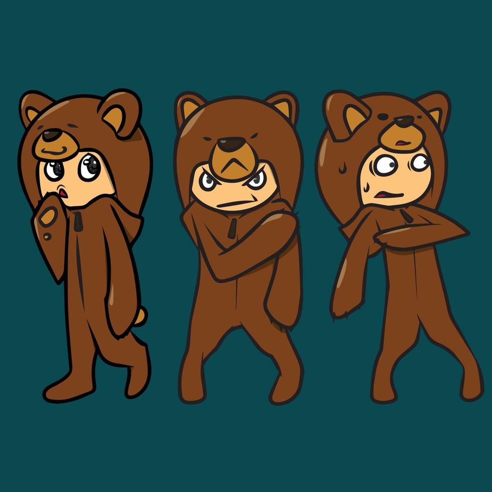 Bear Costumes GL vector