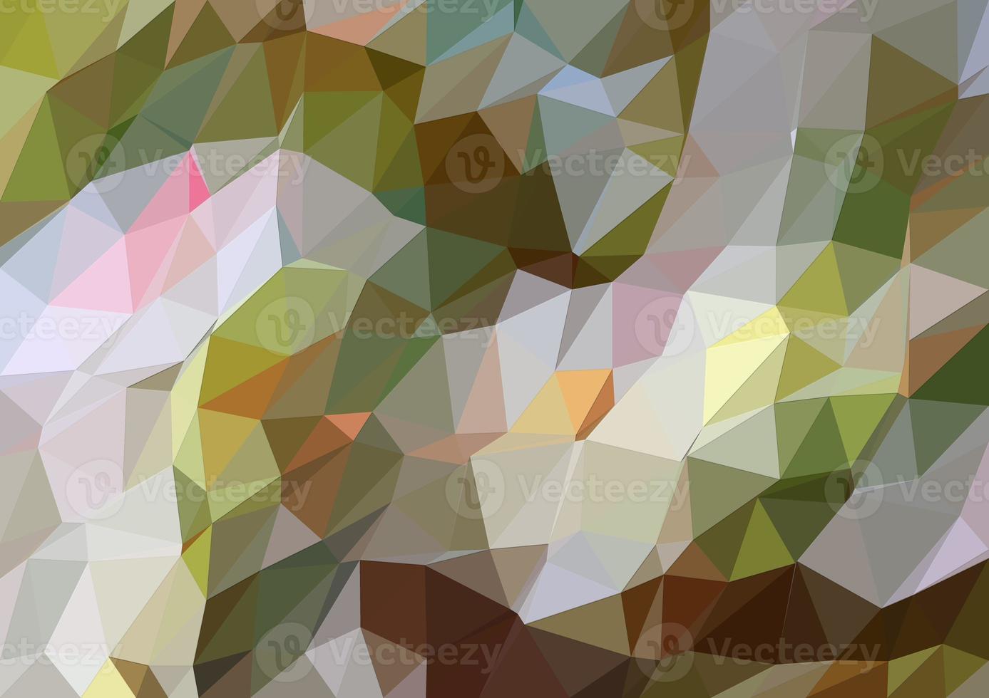 Colorful polygonal mosaic background out of triangles for creative design work photo