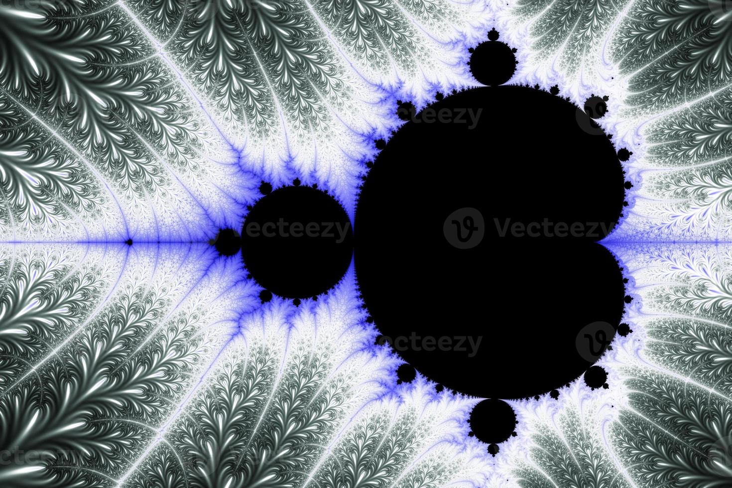 Beautiful zoom into the infinite mathematical mandelbrot set fractal. photo