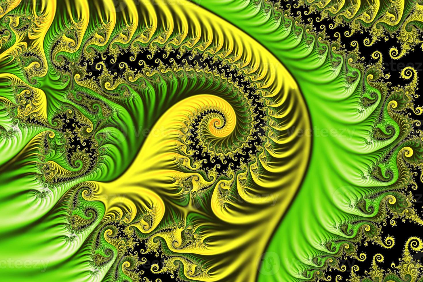 Beautiful zoom into the infinite mathematical mandelbrot set fractal. photo